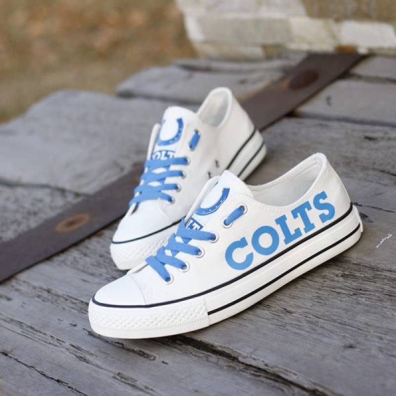 Indianapolis Colts Canvas Shoes, Colts Sneakers, Tennis Shoes