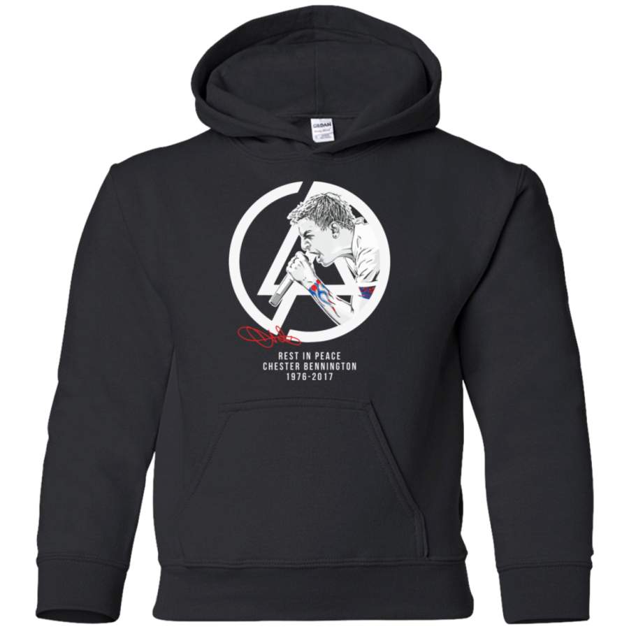 AGR Rest In Peace Chester Bennington Youth Pullover Hoodie