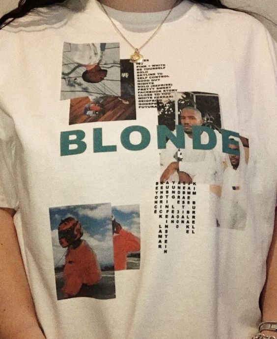 A Aesthetic Vintage Frank Ocean Blond Graphic T-shirt