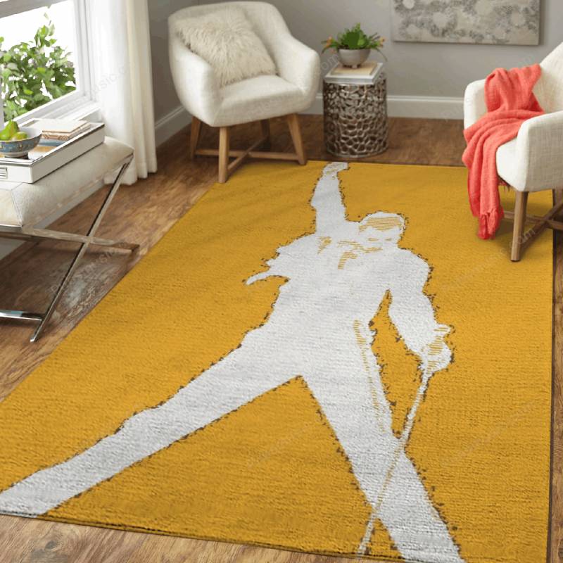 Freddie Mercury Pop Art – Queen Band Area Rug Carpet