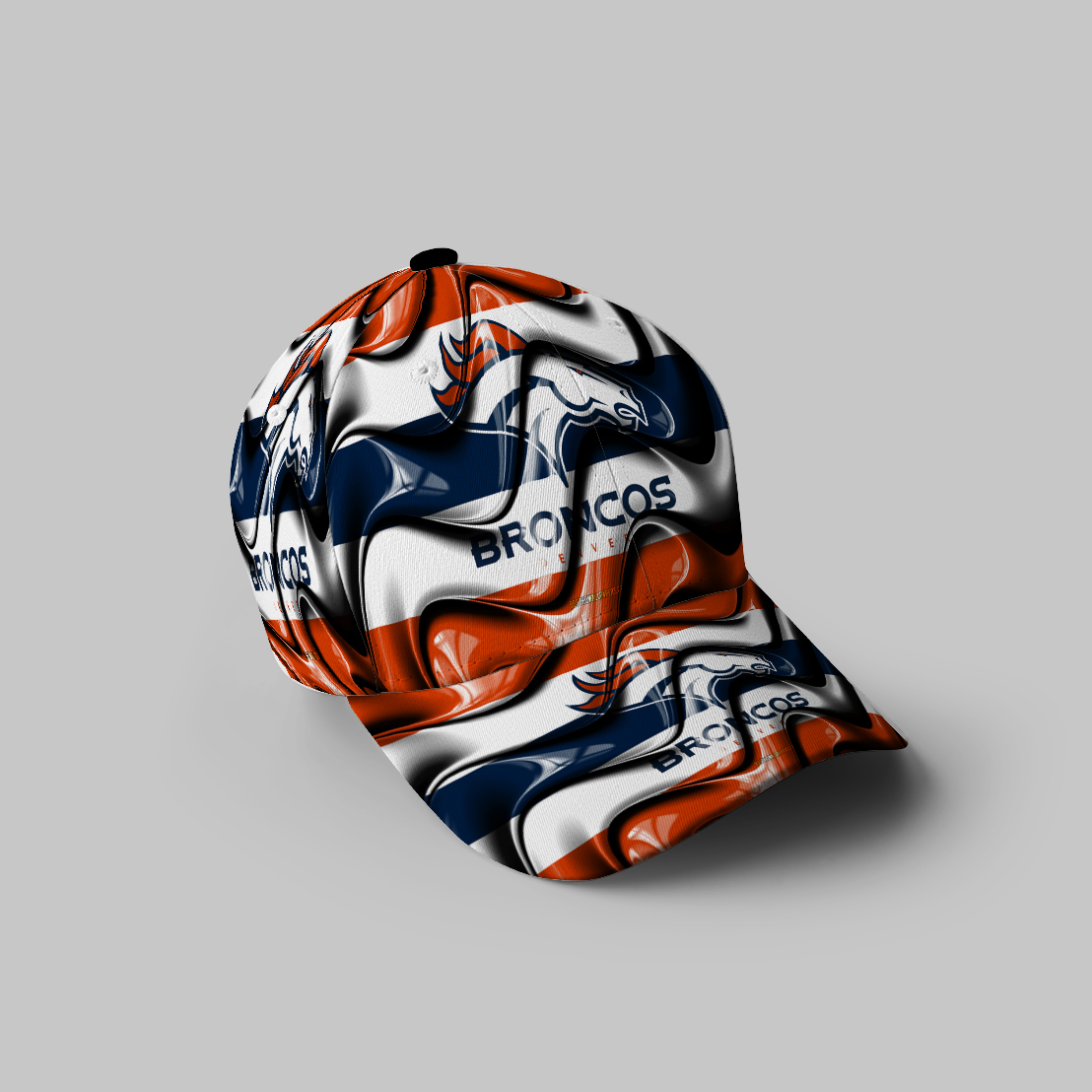 Denver Broncos Emblem V28 3D Printing Baseball Cap Classic Hat