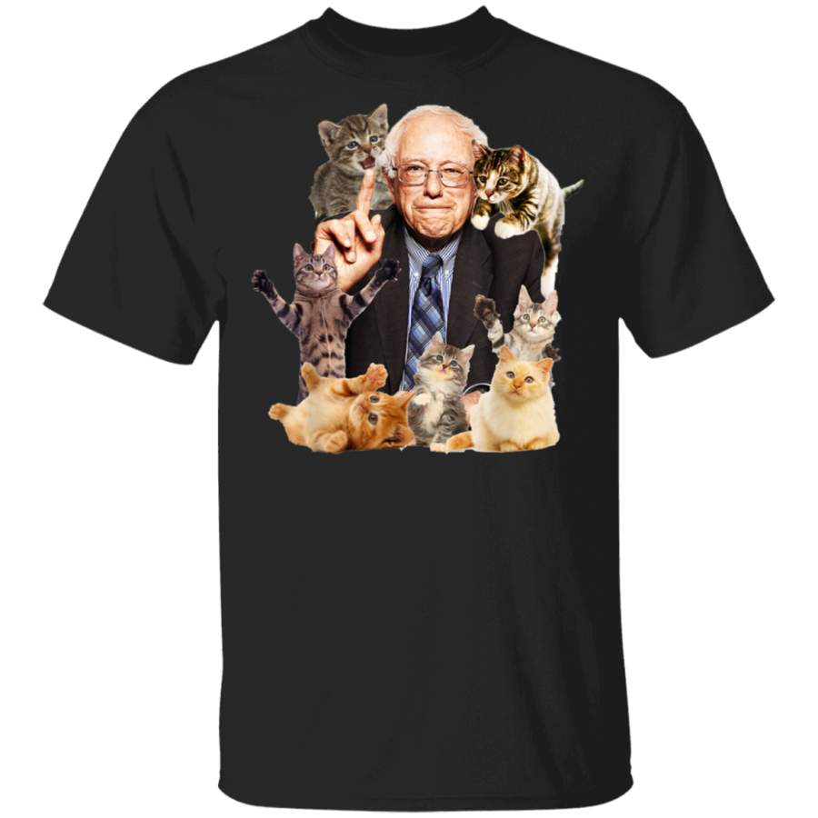 Bernie and Cats  Feel the Purr TShirt