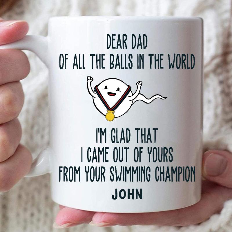 Personalized Of All Balls Mug From Your Swimming Champion