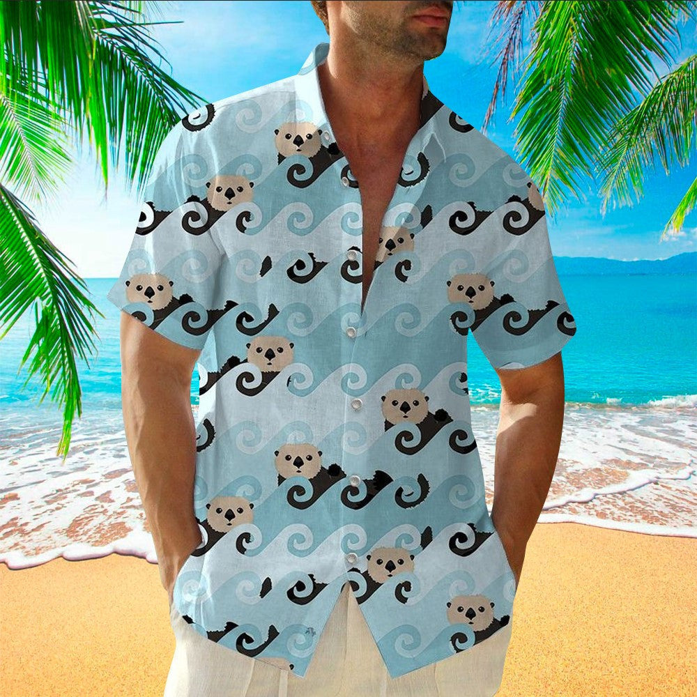 Otter Hawaii Shirt For Aloha Ha4109