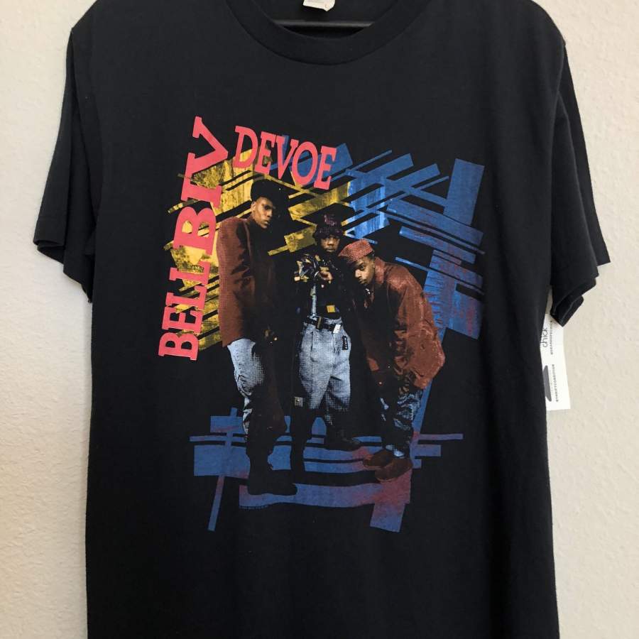 Vtg 1990 Bell Biv Devoe “Shit Is Mental” T-Shirt