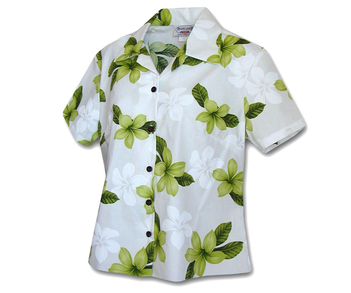 Morning Flower Green Fitted Hawaii Shirt Ha87099