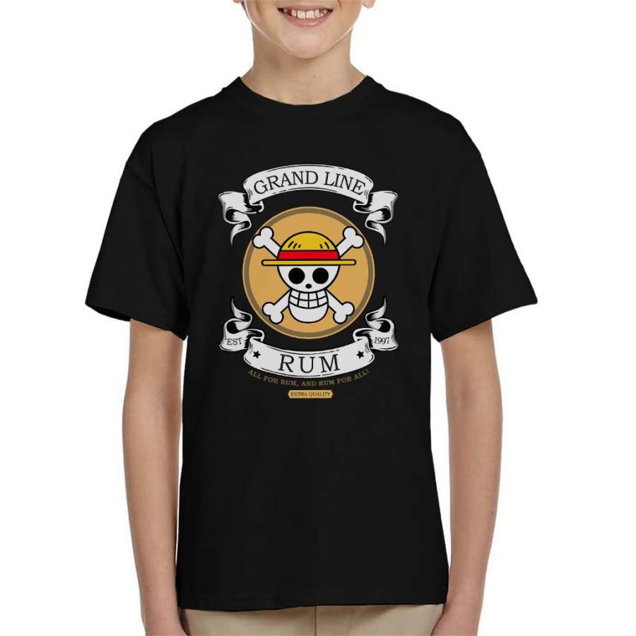 Grand Line Rum One Piece Kid’s T-shirt