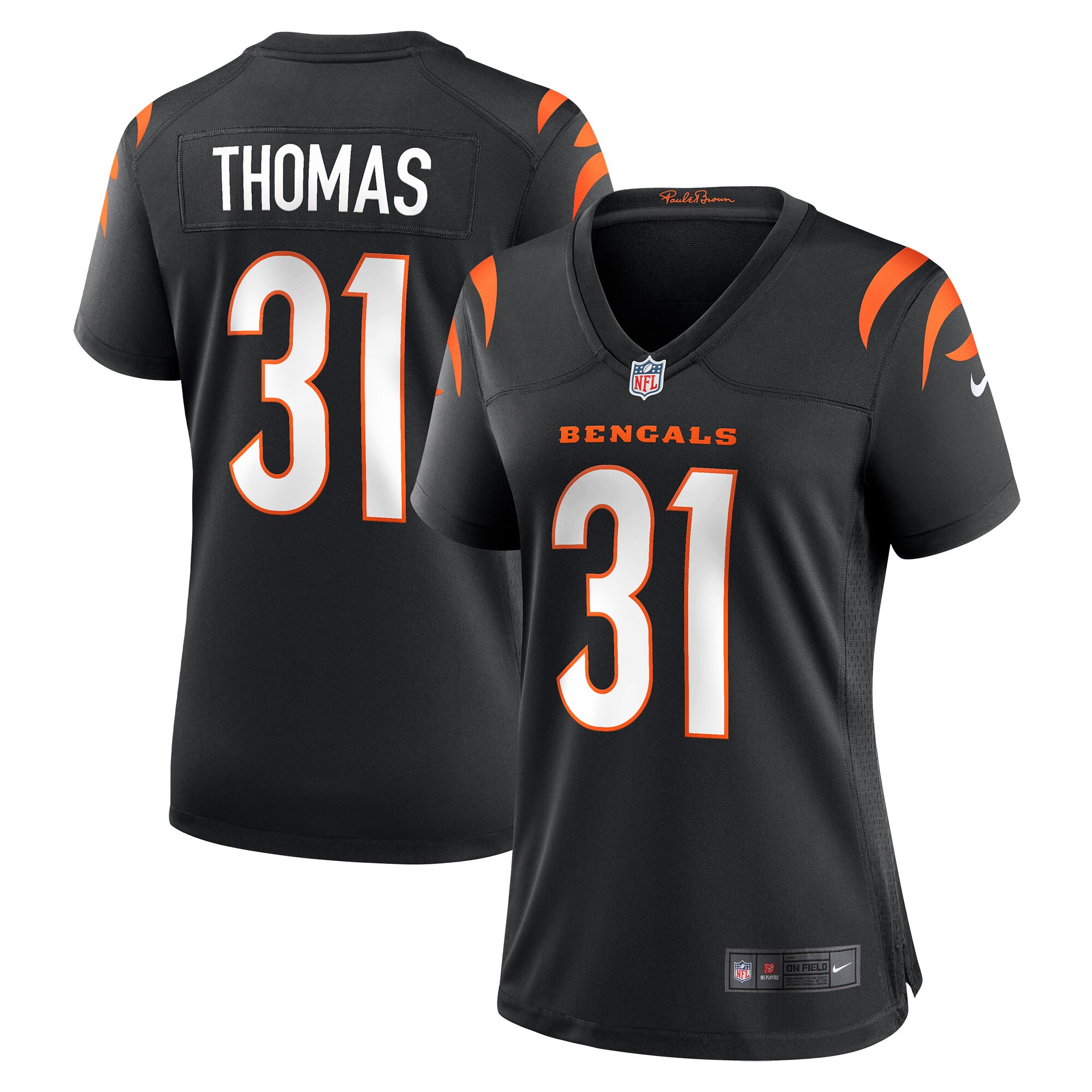 Michael Thomas Cincinnati Bengals Women's Game Jersey – Black