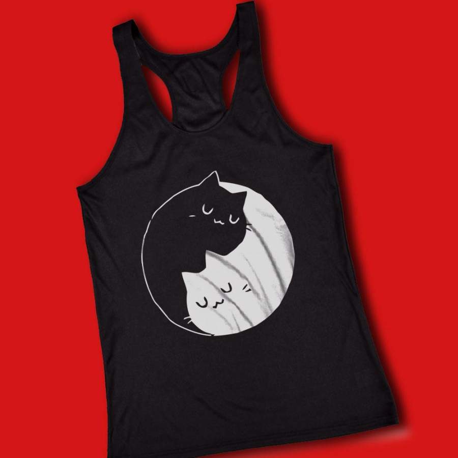 Yin Yang Cats Kittens Women’S Tank Top