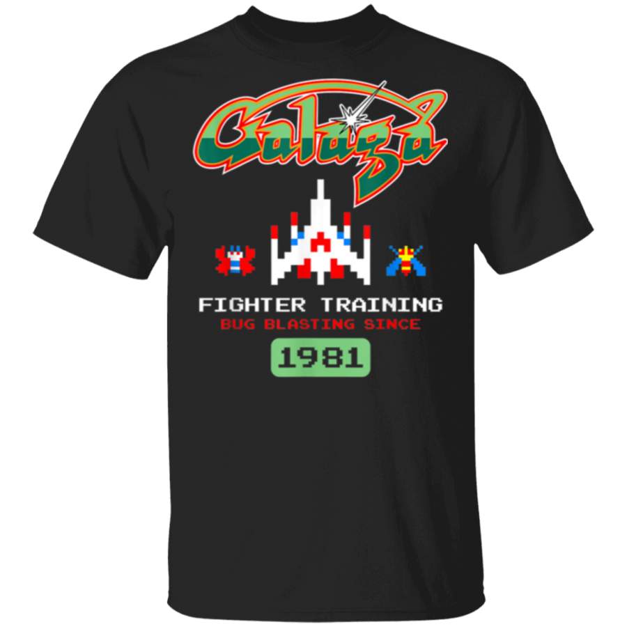 Arcade Galaga Video Game Retro Vintage 80s Invader Space T-Shirt