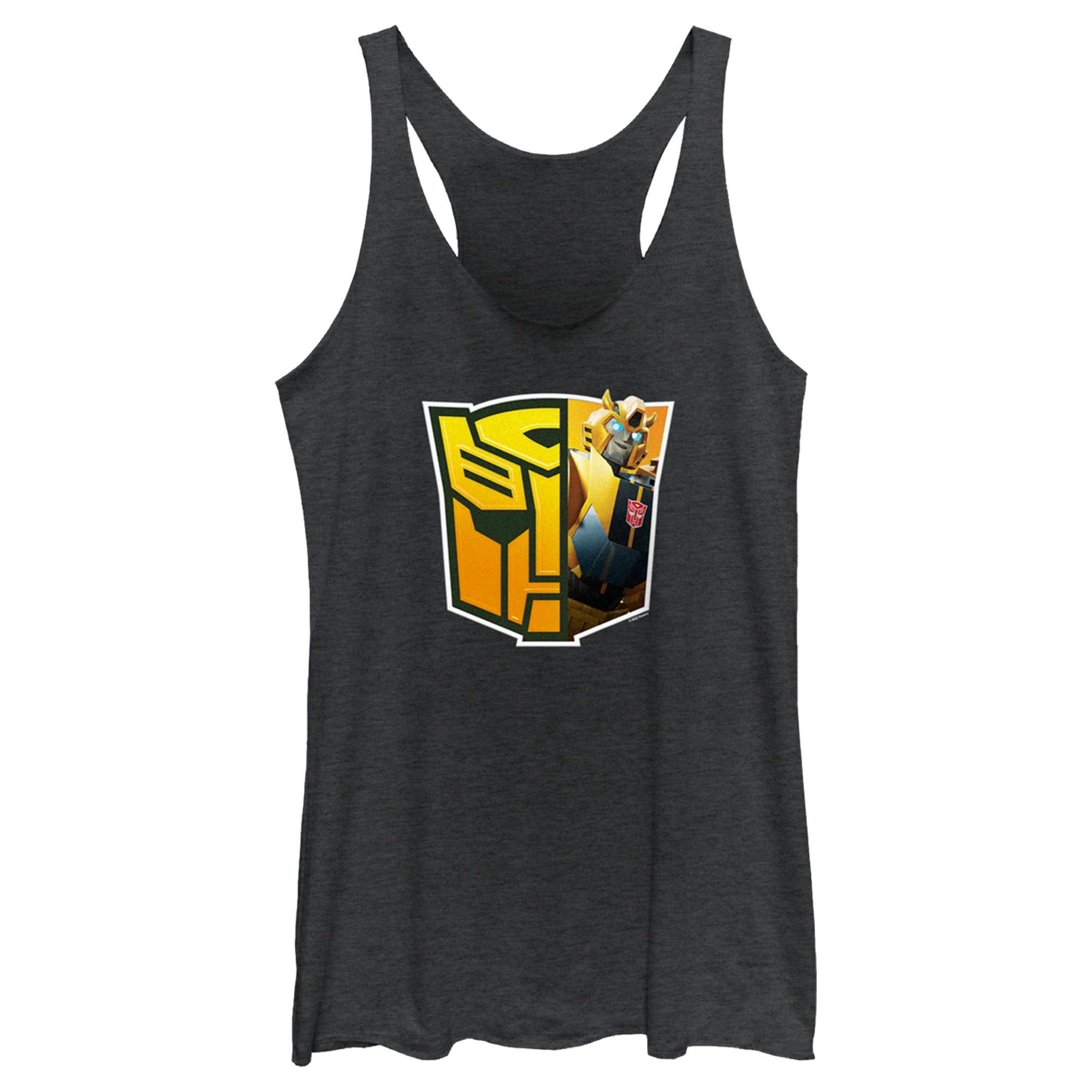 Women’S Transformers: Earthspark Bumblebee Autobots Logo Racerback Tank Top