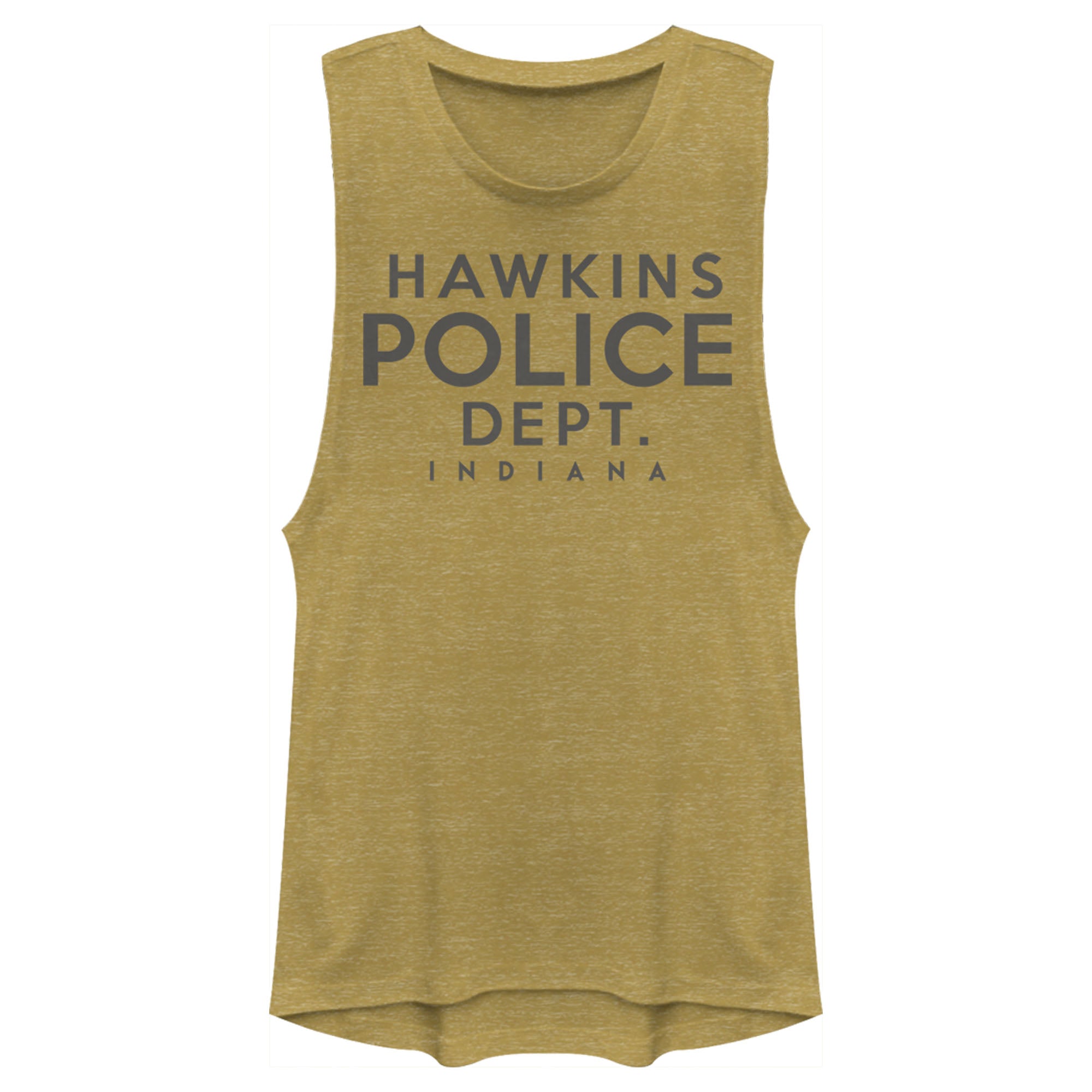 Stranger Things Junior’S Hawkins Police Department  Festival Muscle Tee