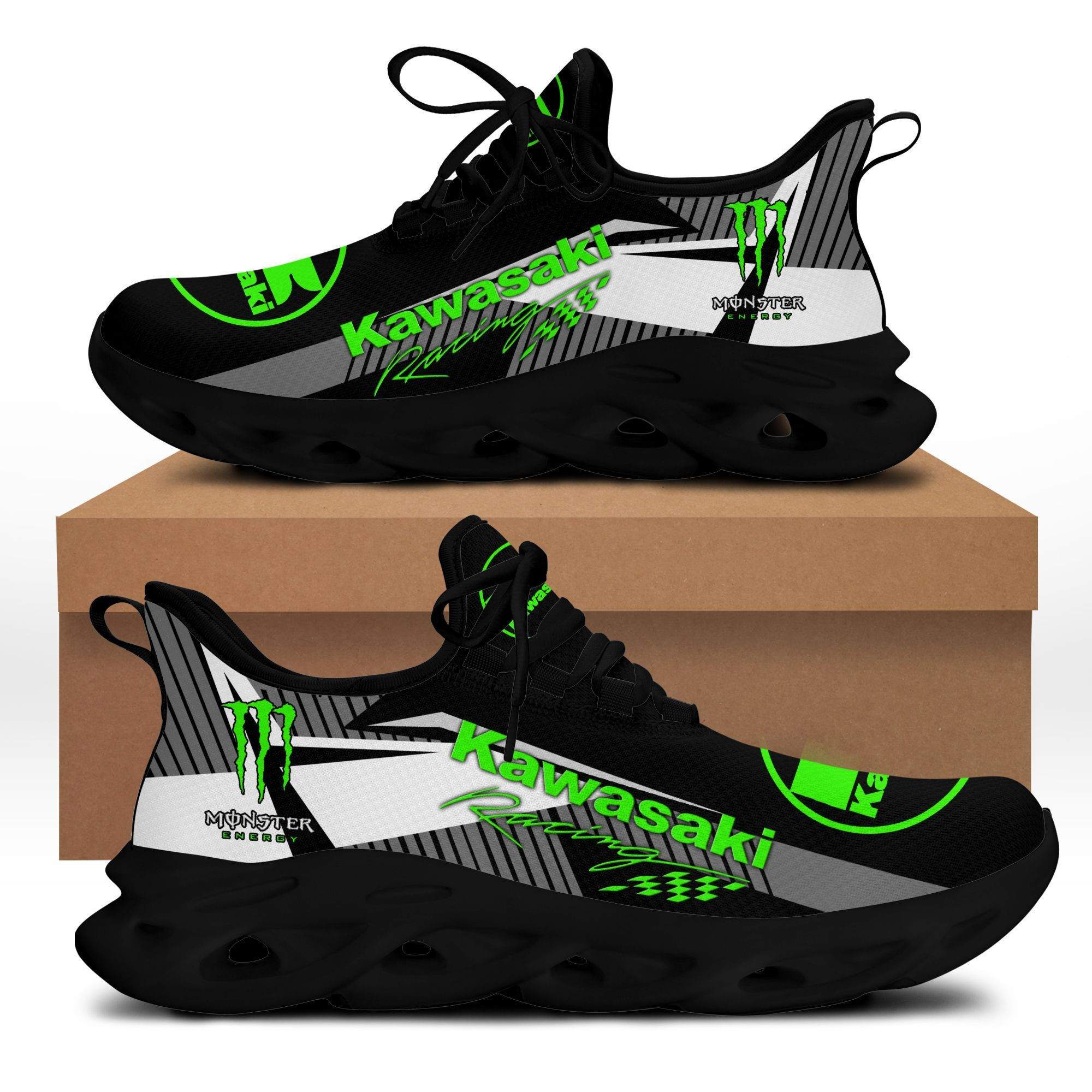 Kawasaki Racing Bs Running Shoes Ver 2 (Black)