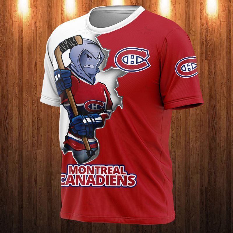 Montreal Canadiens T-Shirt 3D Cartoon Graphic Gift