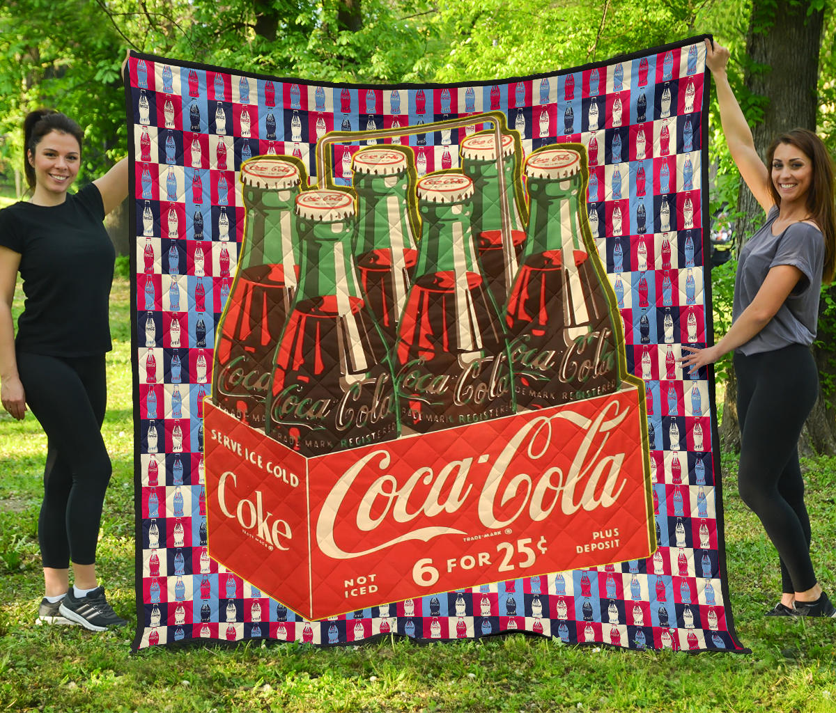 Coke Cola Retro Aesthetic Patterns Premium Quilt Blanket Nt090801