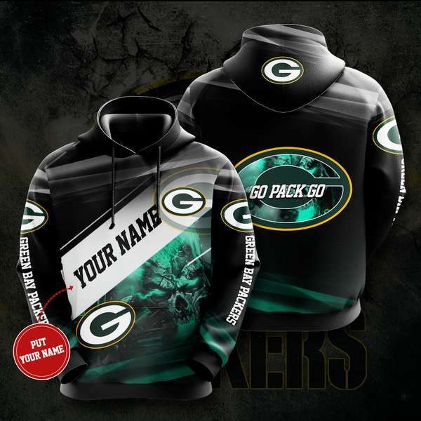 Personalized Green Bay Packers No739 Custom Hoodie 3D #18317