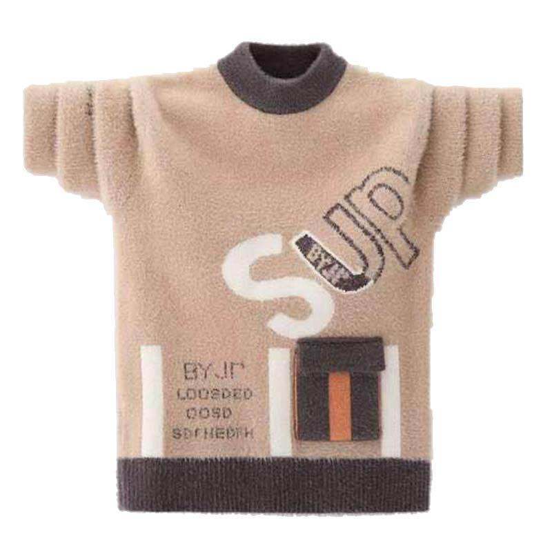 Autumn teenage Boys Sweaters Coat Kids Knitting Pullovers Tops Boys cardren clothes Long Sleeve warm Sweaters 8 10 12 14 years alx