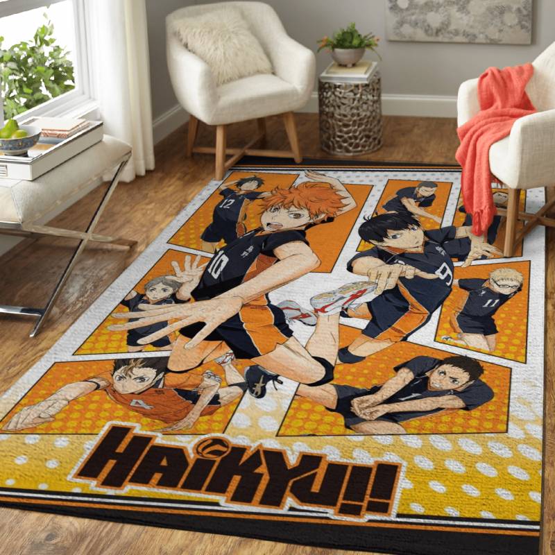 Haikyuu Anime Art Area Rug – Carpet