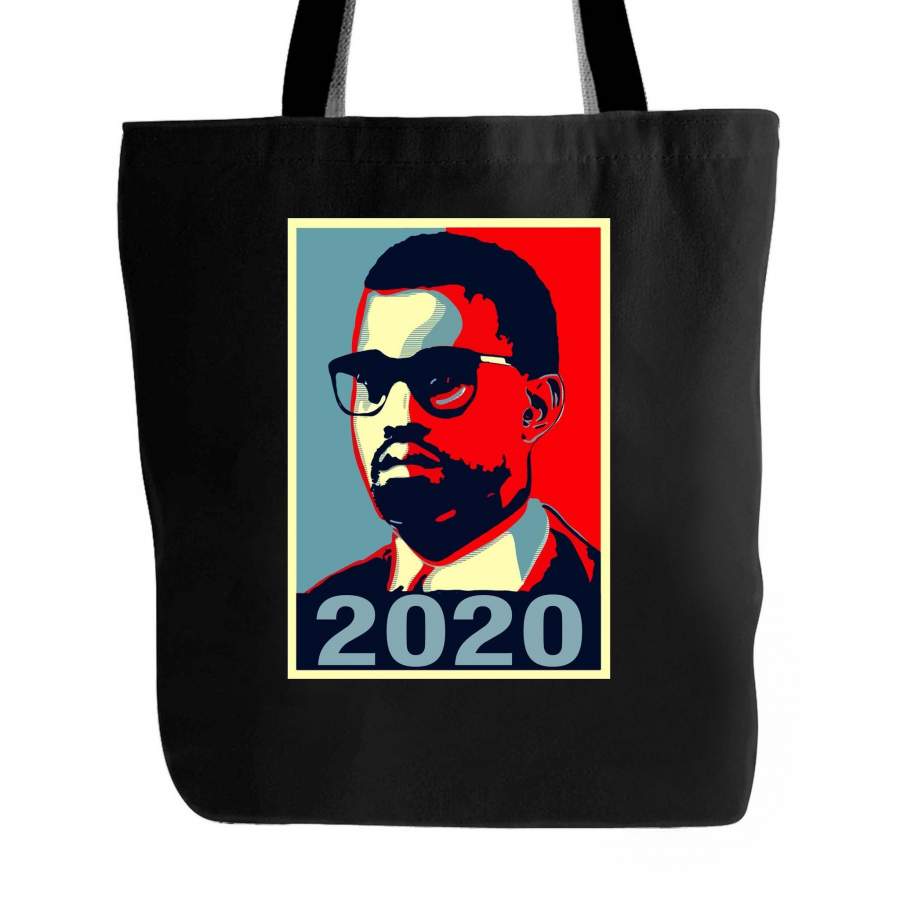 West For President 2020 Kanye West 2020 Presidential Poster Tote Bag