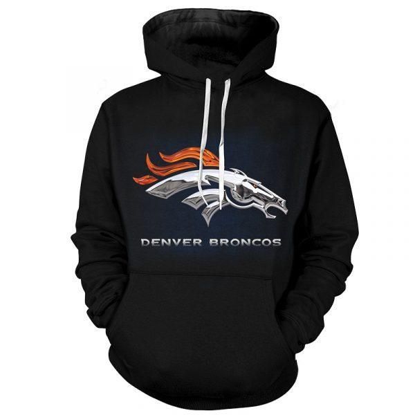 Denver Broncos Hoodie 3D Zipper Hoodie Full All Over Printhoodie Apparel 5 Ds0 05004