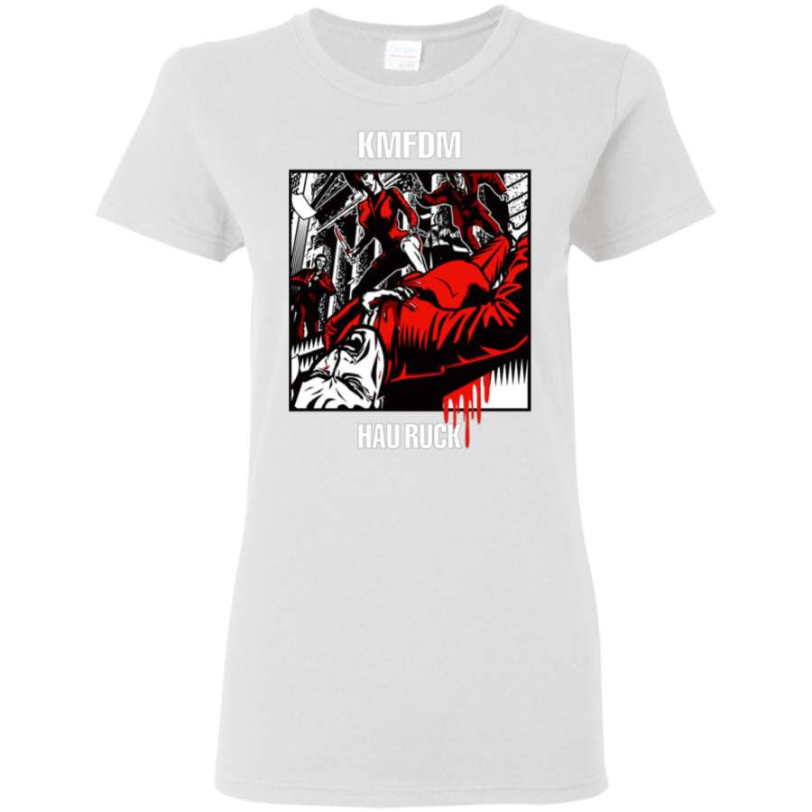 Kmfdm Hau Ruck Ladies’ T-Shirt