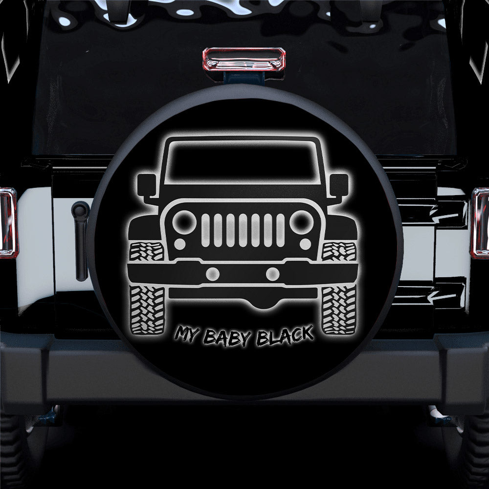 My Baby Black Jeep Car Spare Tire Covers Gift For Campers