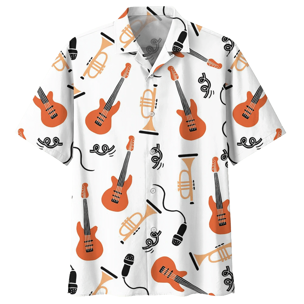 Guitar Hawaii Shirt 161458 Ha55929