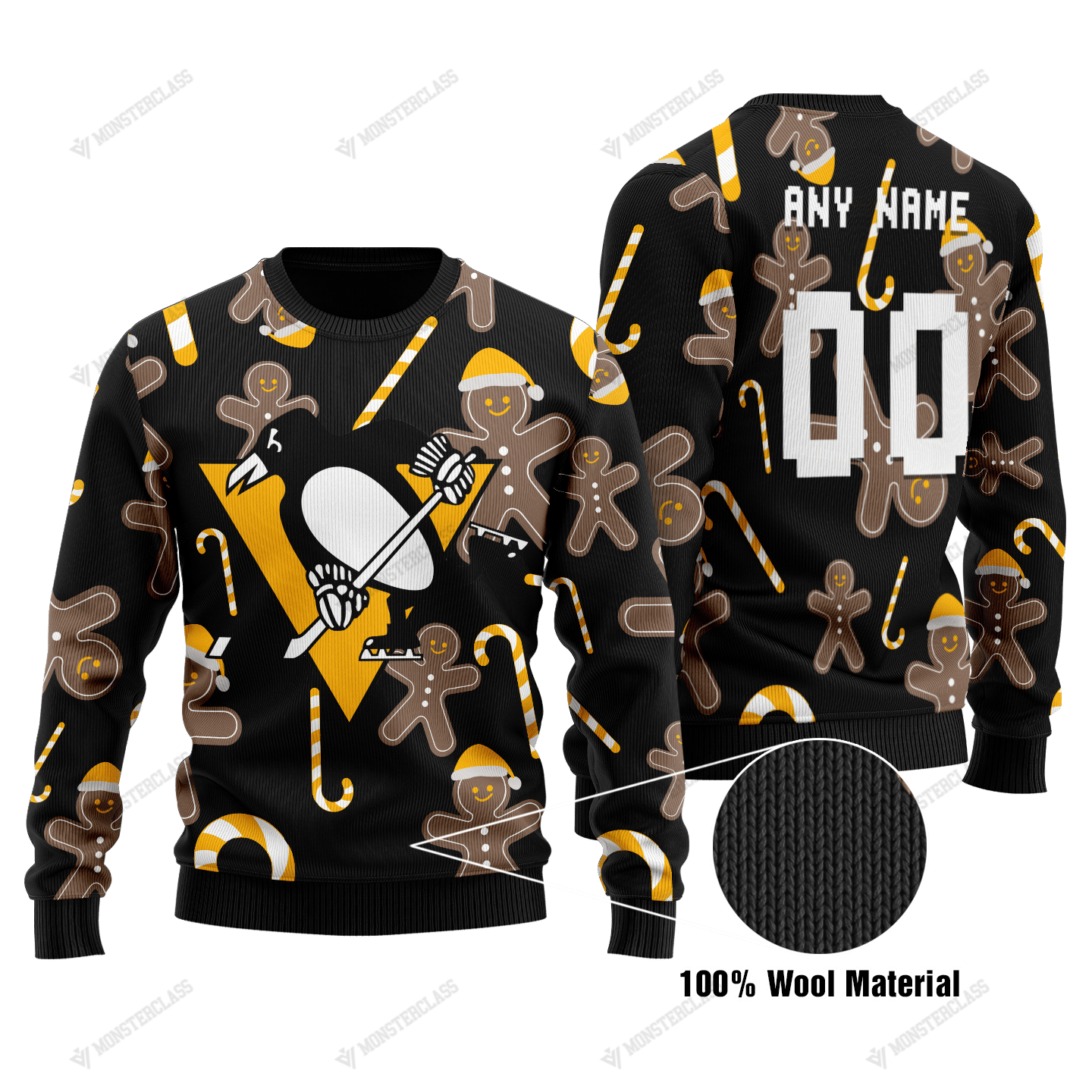 Pittsburgh Penguins – CUSTOMIZE YOUR NAME & NUMBER – HOT SALE 3D PRINTED