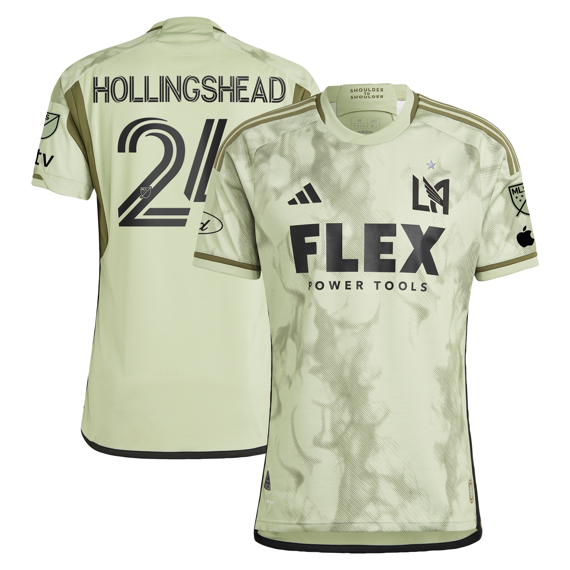 Ryan Hollingshead LAFC 2024 Smokescreen Authentic Player Jersey – Green