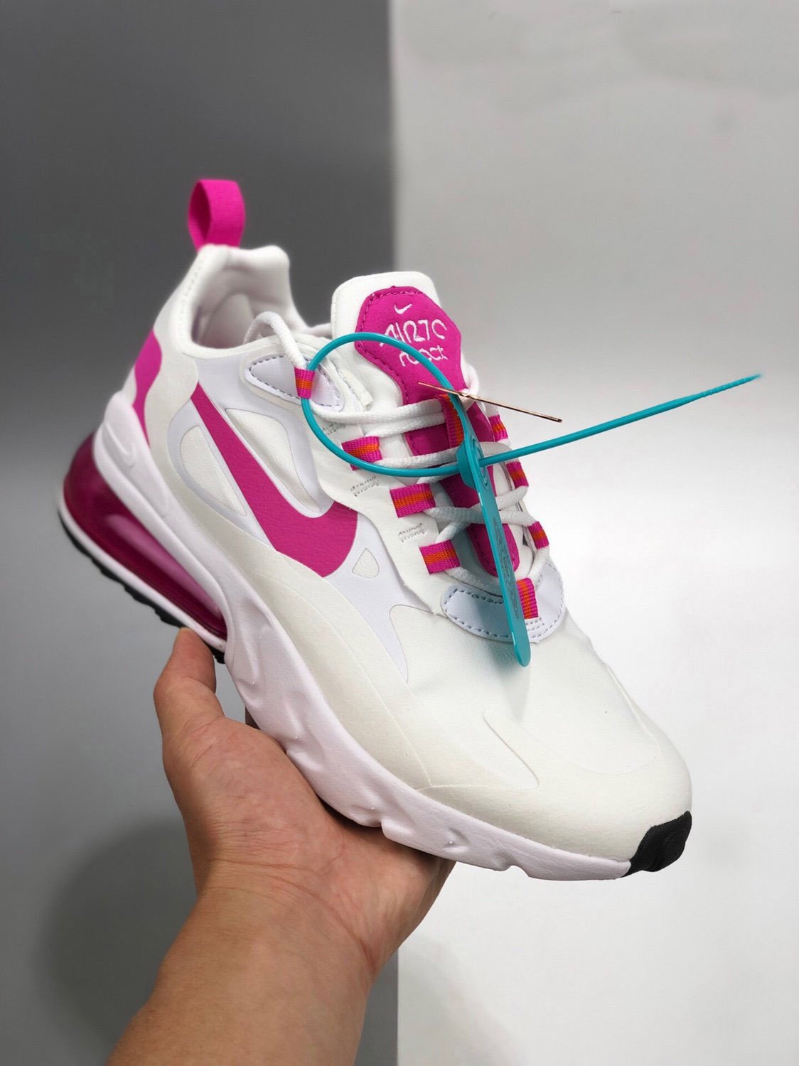 Nike Air Max 270 React White Pink 5339763