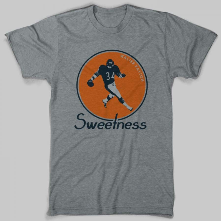 Chicago Bears T-Shirt Sweetness Walter Payton Shirt S M L XL 2XL Mens & Womens