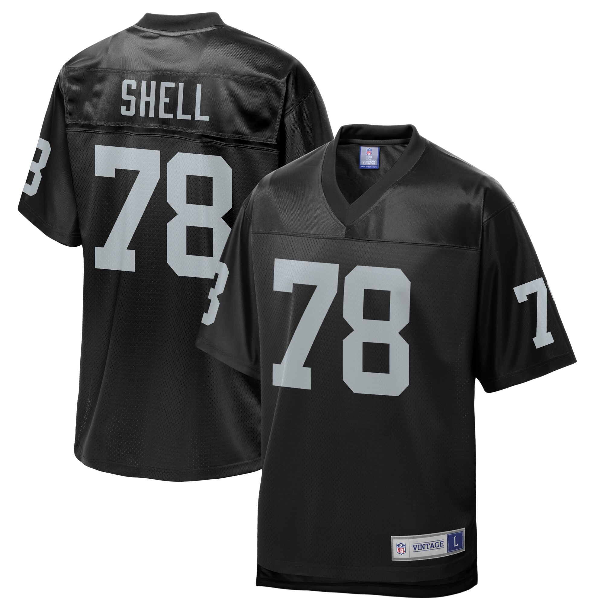 Art Shell Las Vegas Raiders NFL Pro Line Replica Retired Player Jersey – Black NFL