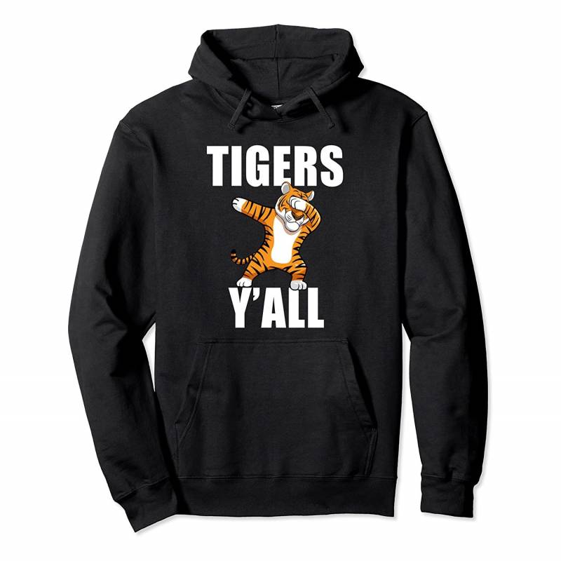 Tigers Y’all Dabbing Tiger School Mascot Sports Football Dab Pullover Hoodie, T Shirt, Sweatshirt