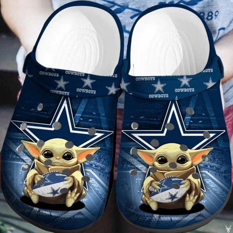 Yoda Dallas Cowboys NFL Sport Crocs Clog Shoes