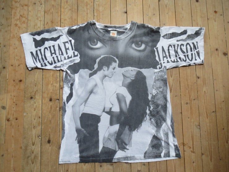 Vintage Michael Jackson Black Dangerous Shirt