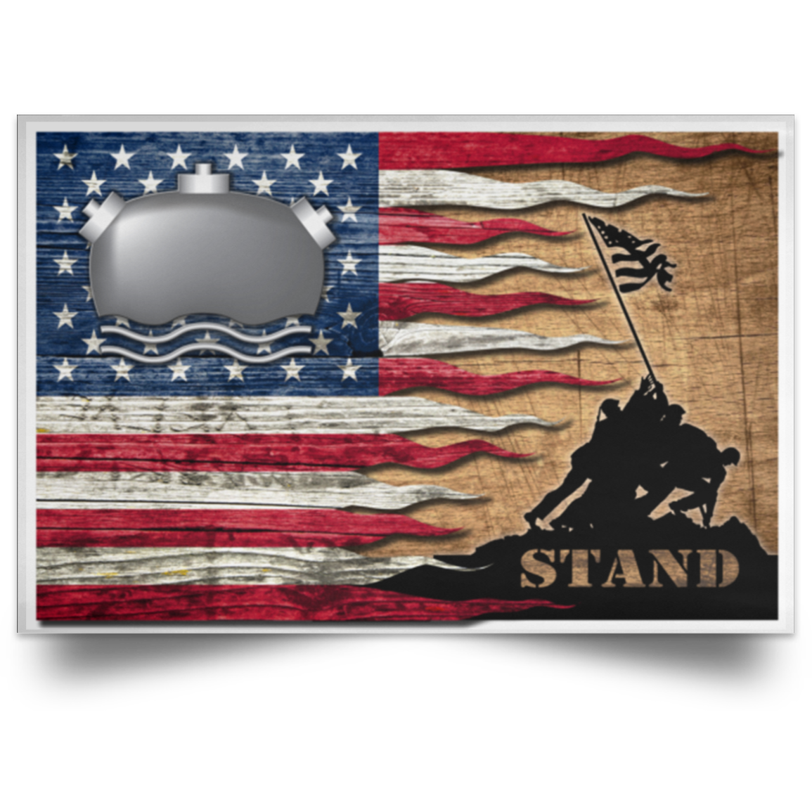 navy-mineman-navy-mn-stand-for-the-flag-satin-landscape-poster-poster