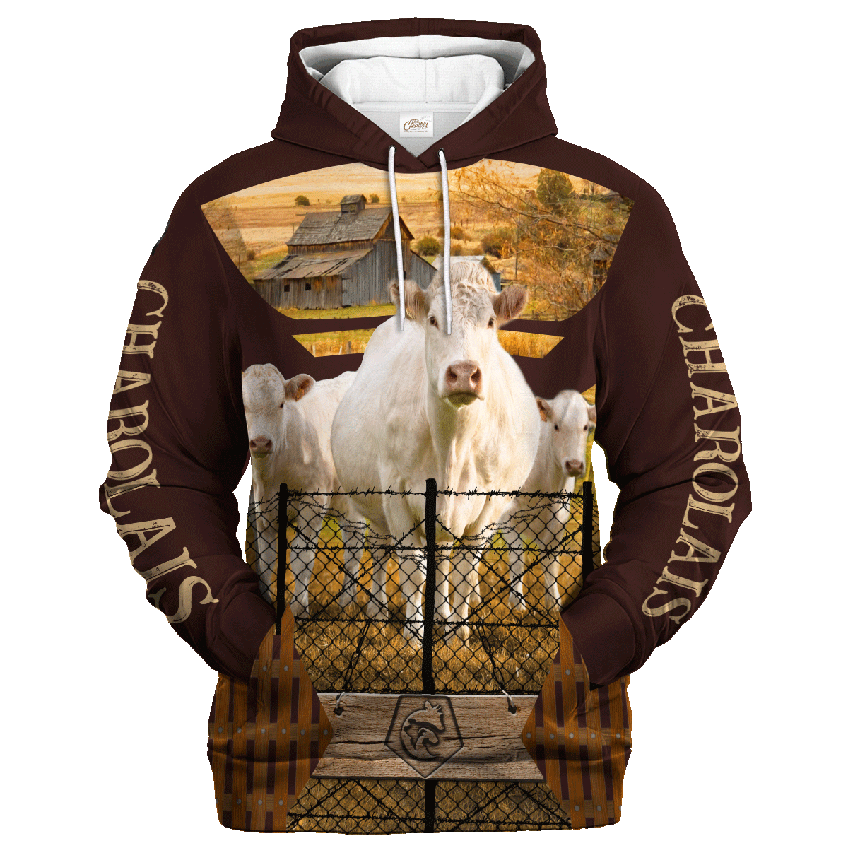 Closing Charolais Cattle Farm Hoodie, Gift For Cattle Lover