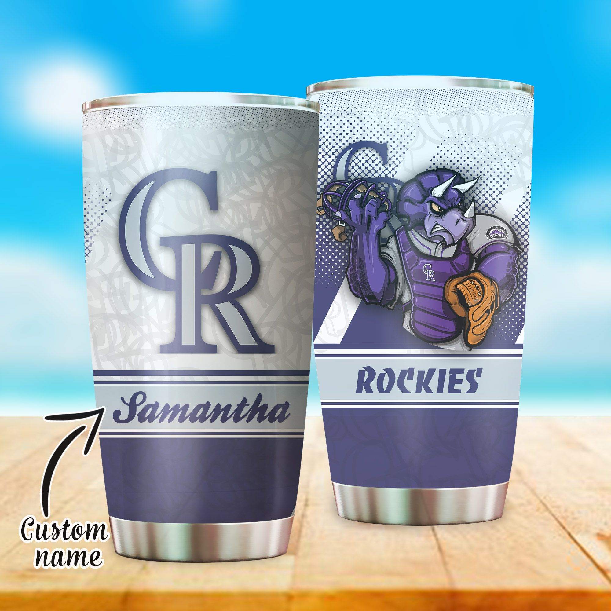 Colorado Rockies Custom Tumbler 202 L1MTH0541