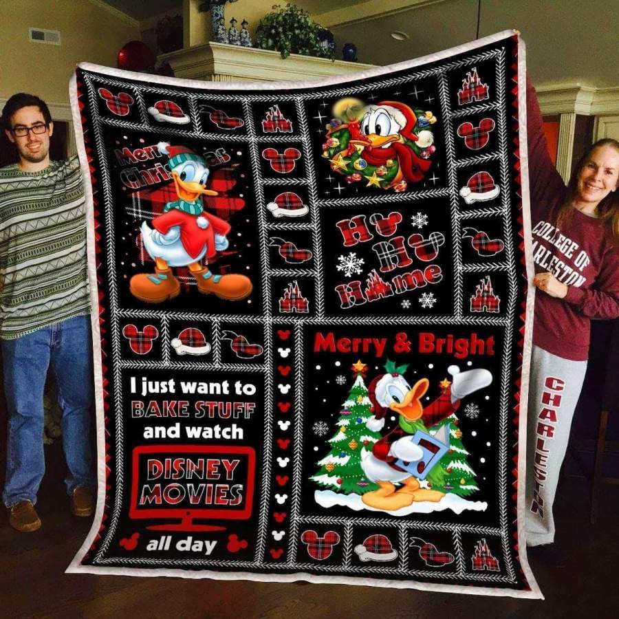 Donald Duck Merry Christmas – Blanket Christmas Gift Ideas