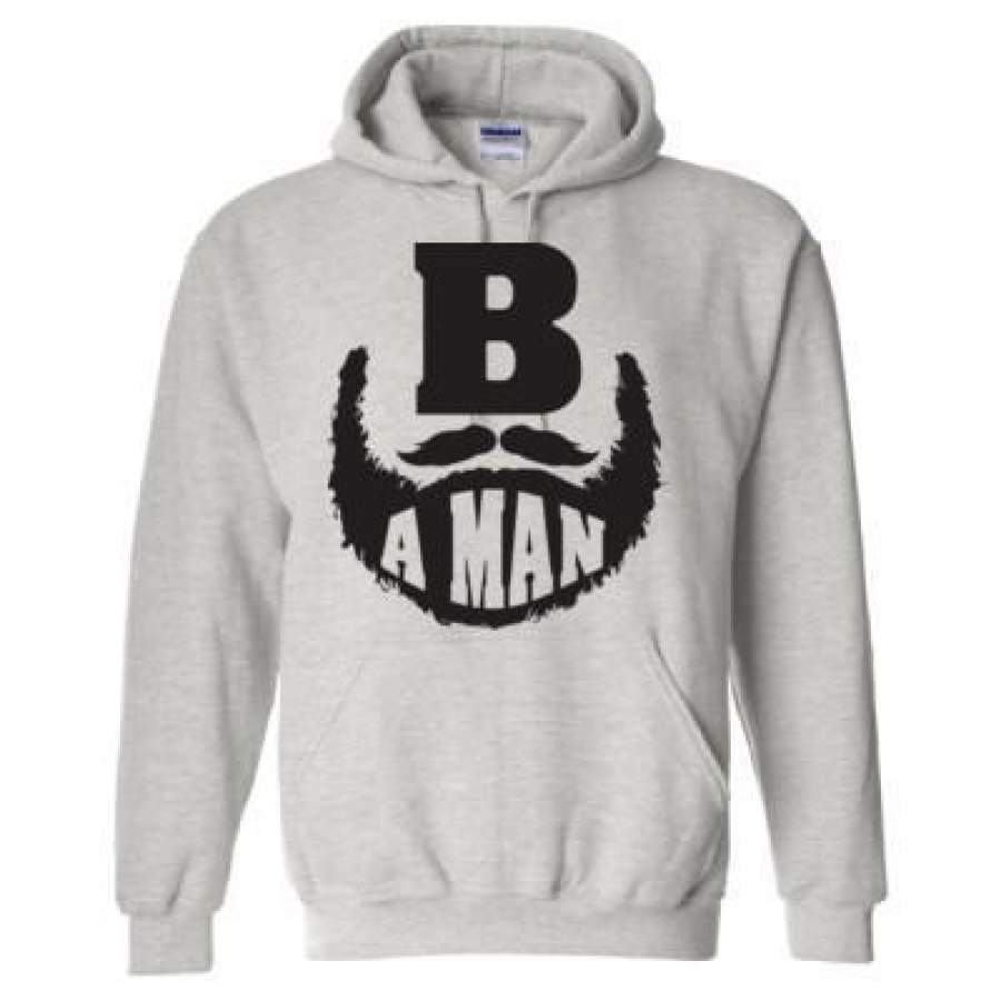 AGR Beard B A Man – Heavy Blend™ Hooded Sweatshirt