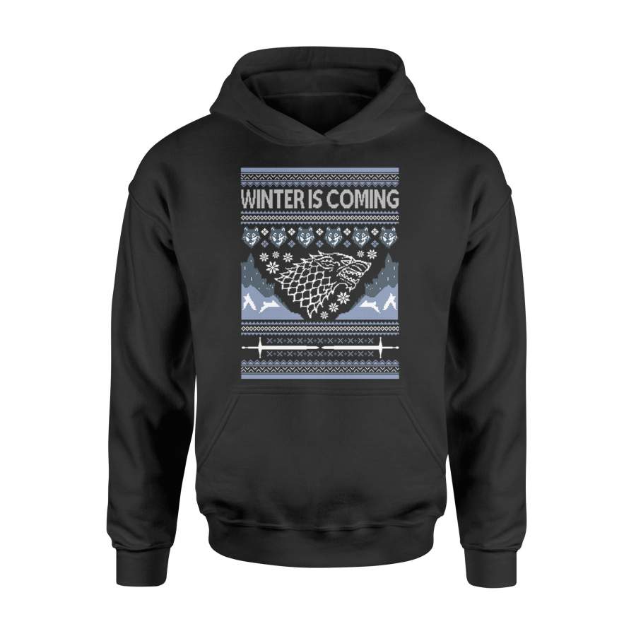 Winter Is Coming Ugly Sweater Hoodie