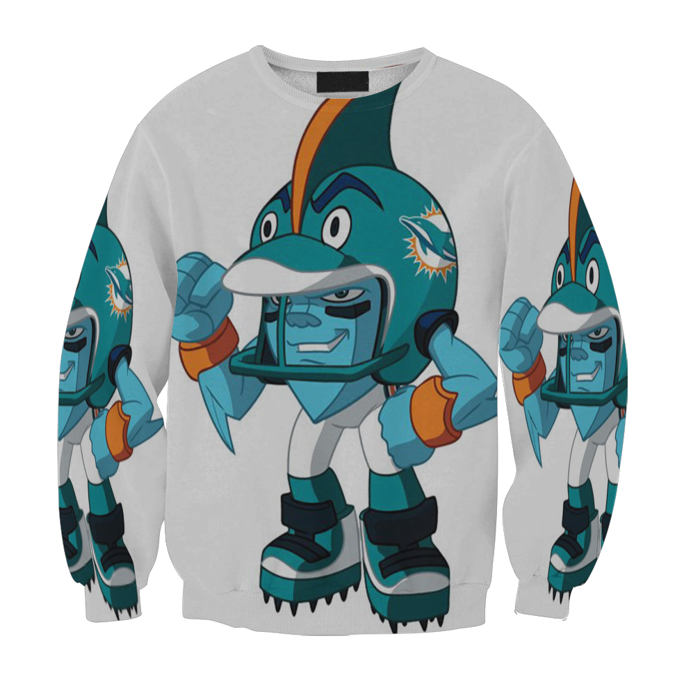 Miami Dolphins Art Illustration Gift For Fan 3D Full Printing Sweatshirt