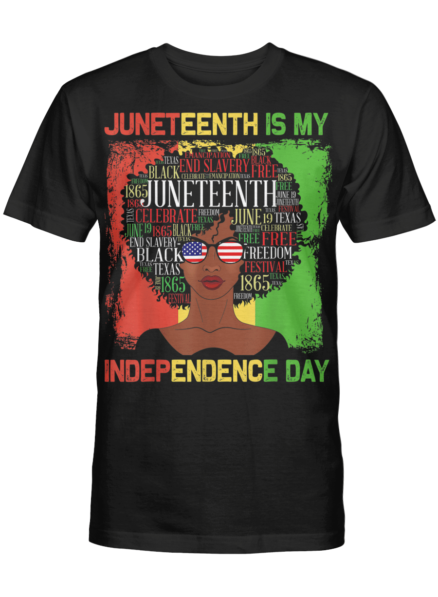 Juneteenth Is My Independence Day Shirt For Juneteenth Day Shirt For Black Queen