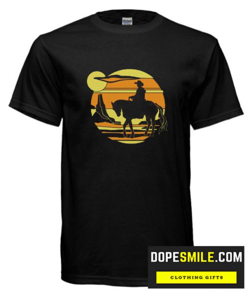 Cowboy Sunset cool t-shirt