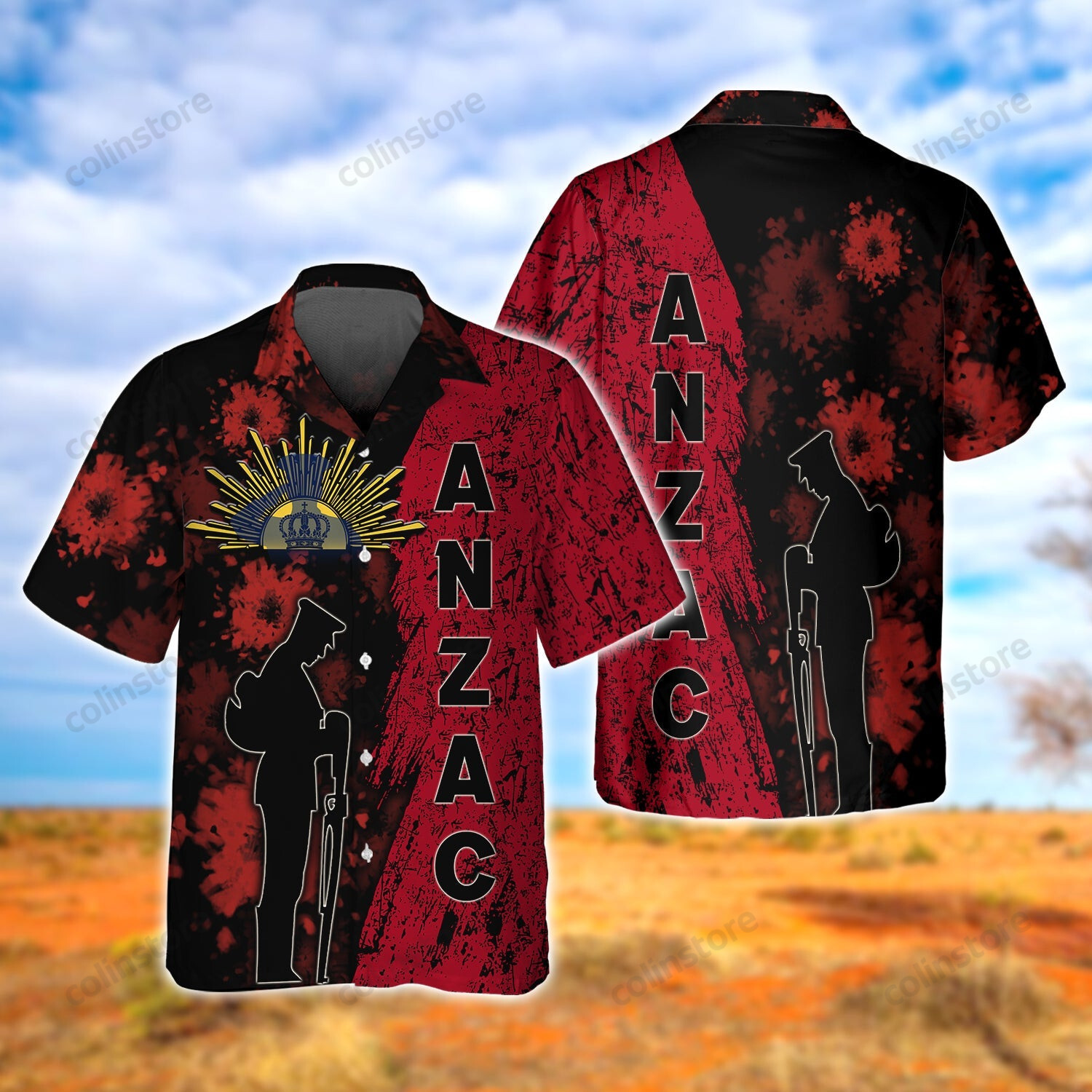 Anzac Hawaii Shirt Ha5567