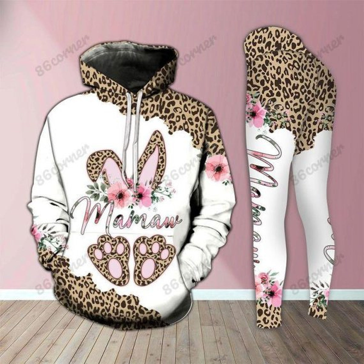 Mom Mama Bunny Legging Hoodie , Bunny Legging Hoodie