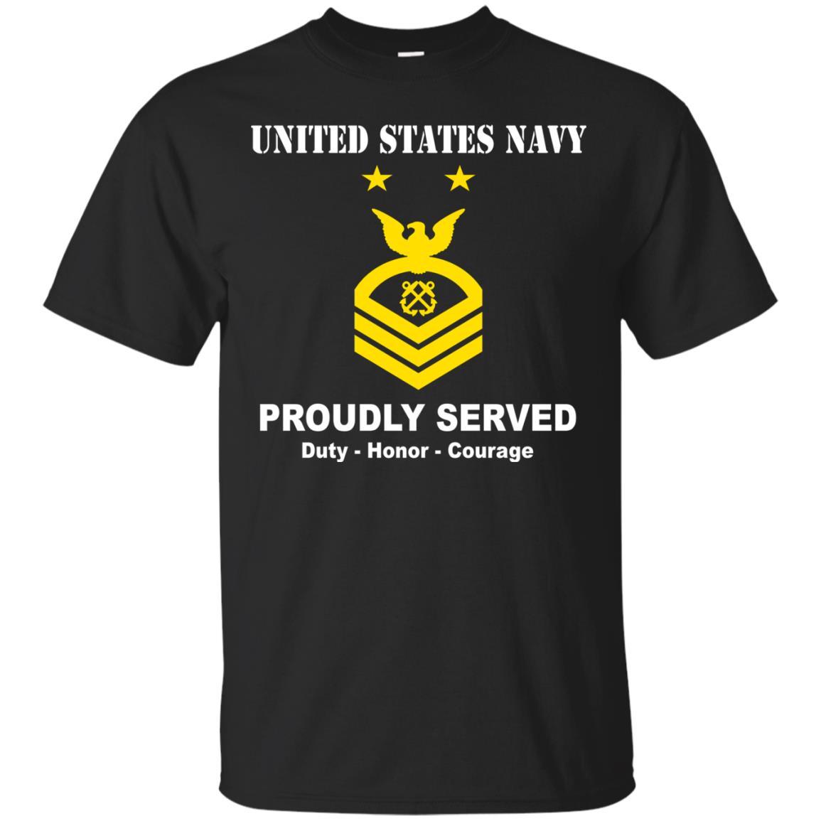 US Navy E-9 Master Chief Petty Officer E9 MCPO Senior Noncommissioned Officer Ranks T-Shirt