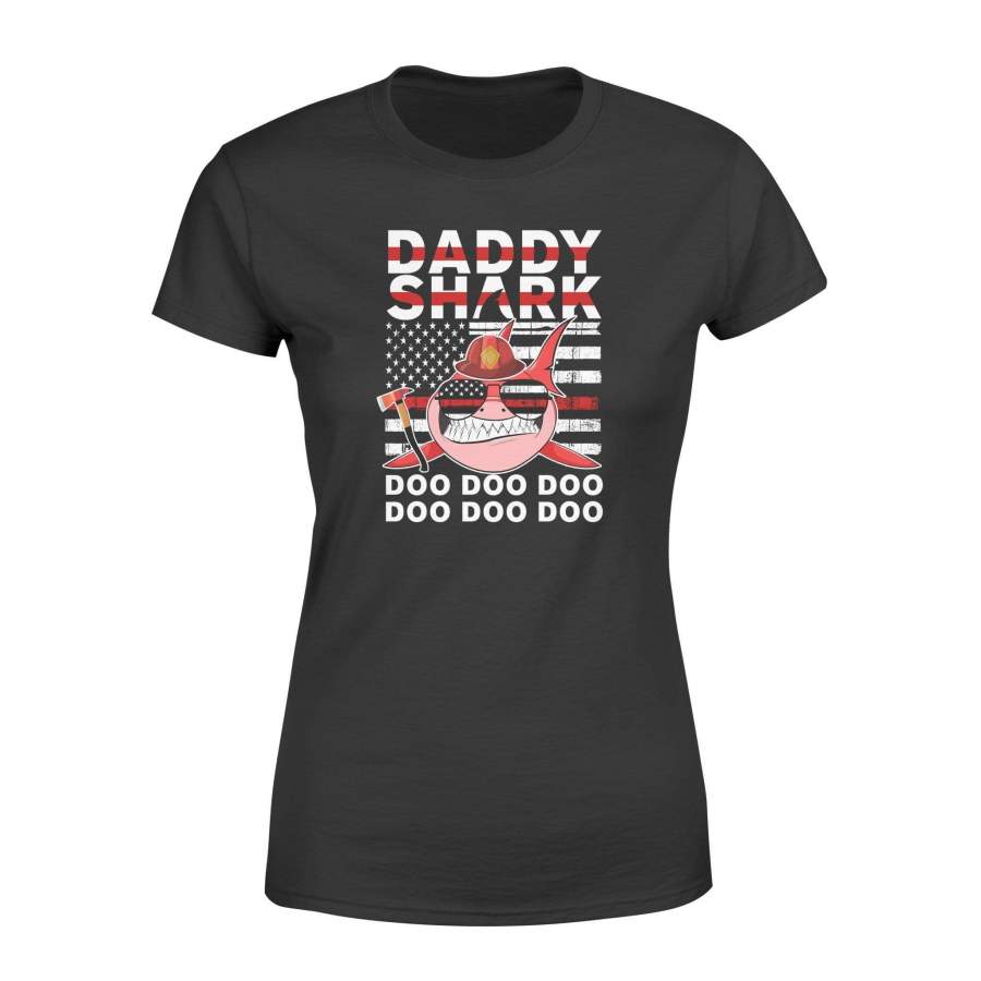 Thin Red Line – Daddy Shark Shirt – Standard Women’s T-shirt – DSAPP