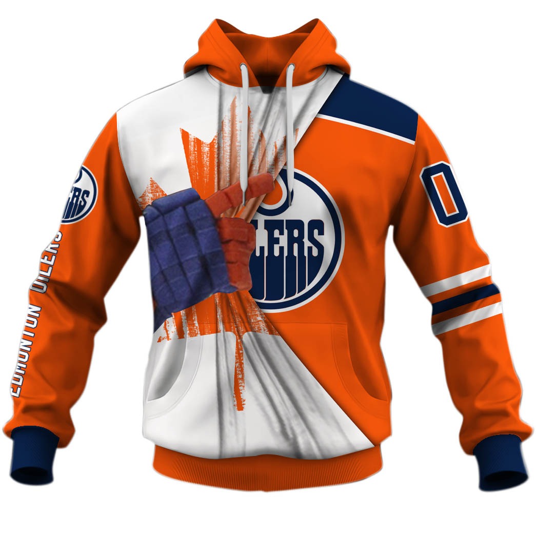 Edmonton Oilers Personalized Hoodie Jersey 2020 Personalize Hoodies