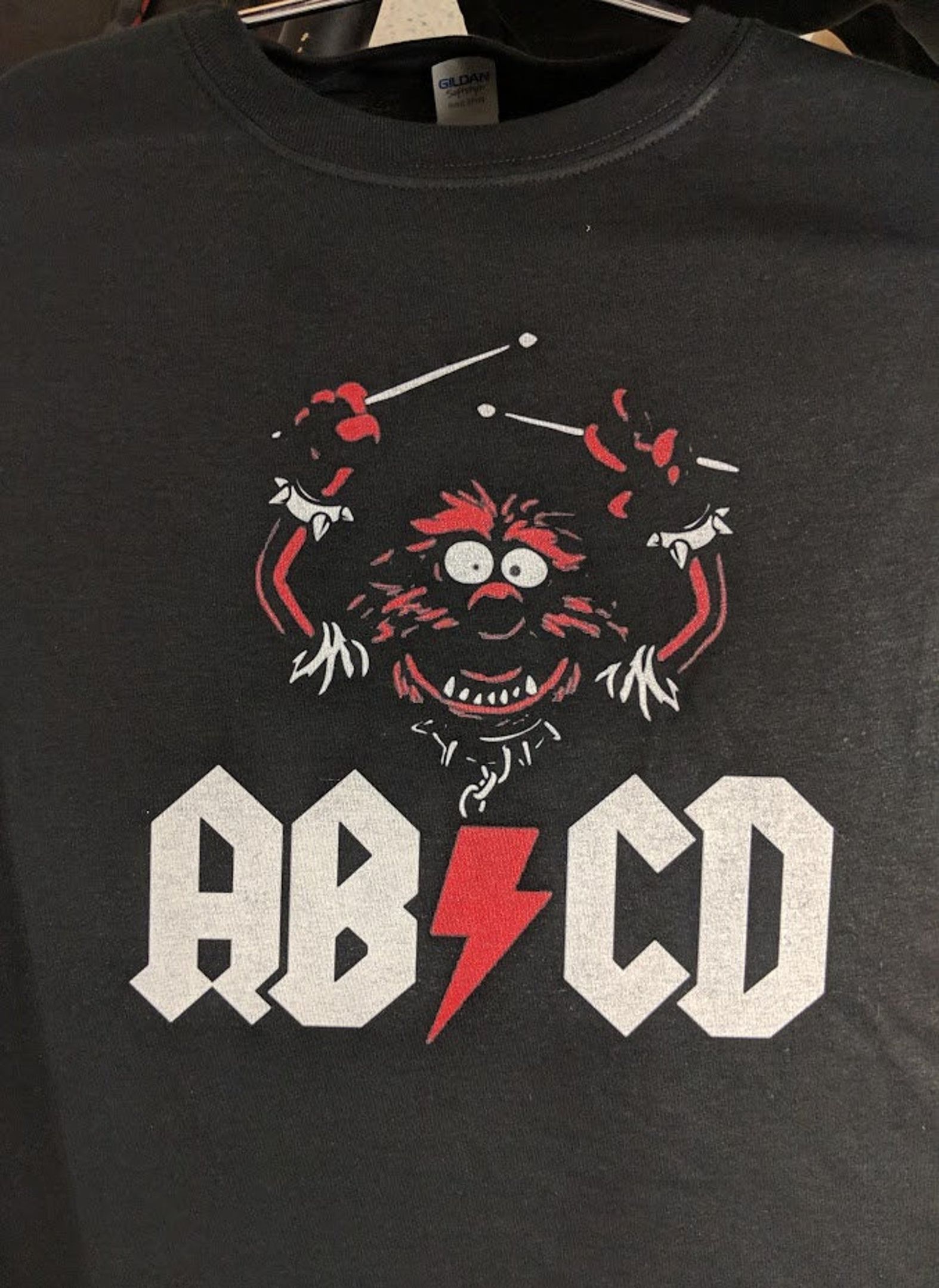 Animal Ac/Dc Shirt Muppet’S Shirt Animal Shirt